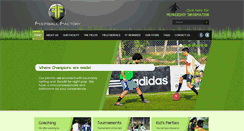 Desktop Screenshot of footballfactoryja.com